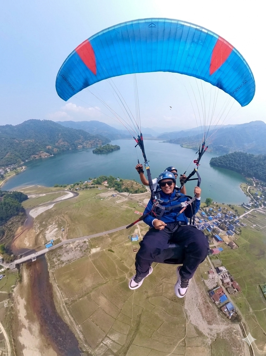 Paragliding in Pokhara